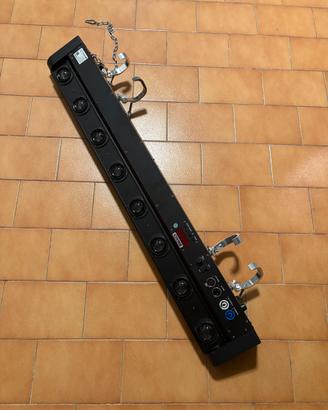 2x - LED Beam 8x12W RGBW Barre Motorizzae