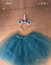 Travestimento carnevale/danza Unicorno tg.7/8 anni