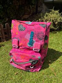 Zaino scuola Seven fucsia rose e glitter