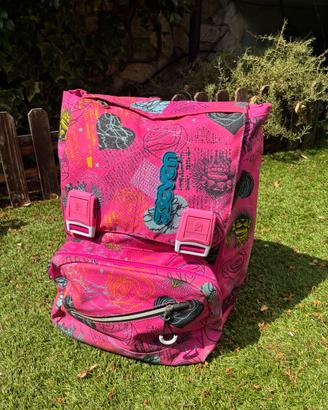 Zaino scuola Seven fucsia rose e glitter