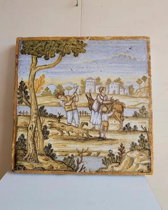 pannello terracotta smaltata