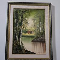 Dipinto su tela con cornice 