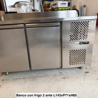 Banco in acciaio frigo