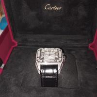 Cartier santos XL 100 con diamond 