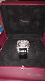 Cartier santos XL 100 con diamond 