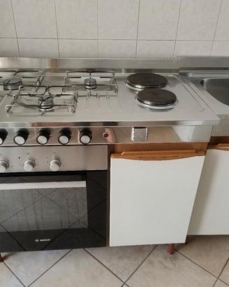  Piano cottura con forno a incasso 