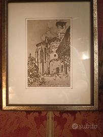 piccolo quadro vintage Alba Cuneo