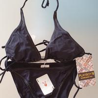 Costume Playboy 2^nero S donna bikini originale