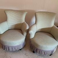Coppia di poltrone vintage