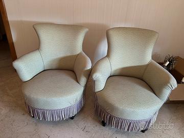 Coppia di poltrone vintage