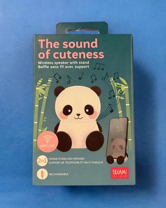 LEGAMI Panda Speaker Wireless 2in1 + supporto tel