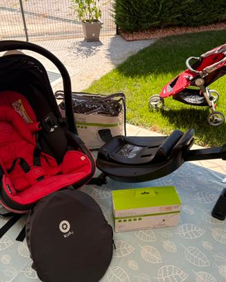 Kit neonato - passeggino baby jogger-ovetto kiddy