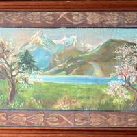 Grande dipinto firmato S. Fruttero 120x72 cm