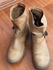 Stivaletti donna cuoio