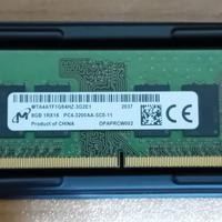 MICRON 16 GB 3200 GHZ DDR4 PER PORTATILE