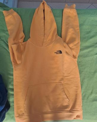 Felpa the north face arancione