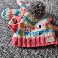 cappello e guanti bambina 1-2anni