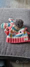 cappello e guanti bambina 1-2anni