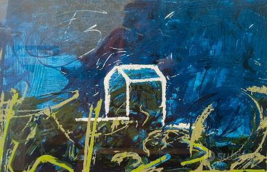 Mario Schifano - Veduta notturna, 1996