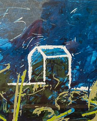 Mario Schifano - Veduta notturna, 1996