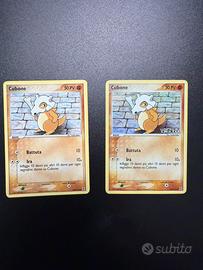 Pokemon cubone holo e comune specie delta 2006