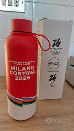 Borraccia Thermos Coca Cola Olimpiadi 2026 Nuova