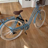 Bici Elops 520 blu jeans NUOVA