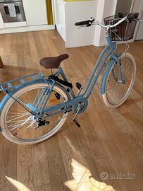 Bici Elops 520 blu jeans NUOVA