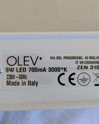 Lampade da parete OLEV Zen orginali bianche
