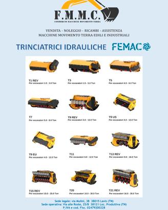 Trinciatrici idrauliche FEMAC