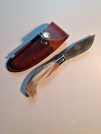 Coltello pieghevole sardo con fodero e acciaino