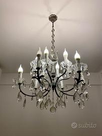 Coppia lampadari con pendenti