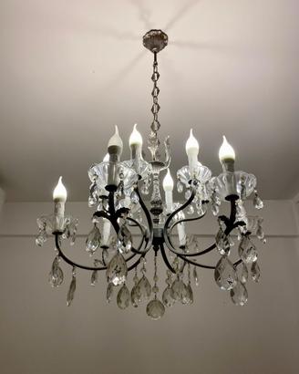 Coppia lampadari con pendenti