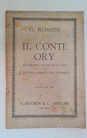 IL CONTE ORY - G. ROSSINI G. RICORDI & C. EDITORI