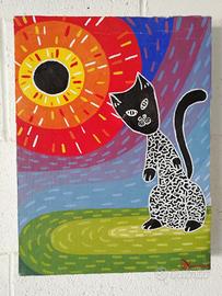 gatto astratto