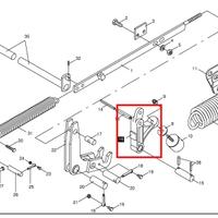 Supporto krone 275141 per rotopressa KR125 KR155