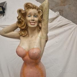 Marylin Monroe scultura anni 60 Busto Manichino 