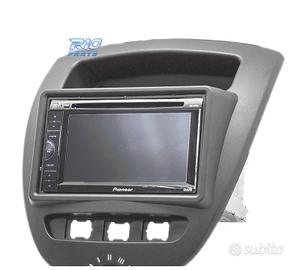 CORNICE NERA RADIO 2-DIN PER CITROEN C1 TOYOTA AYG