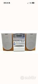 Stereo sony con casse e telecomando