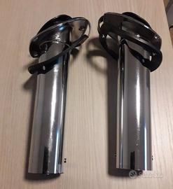 2 porta canna inox per barca