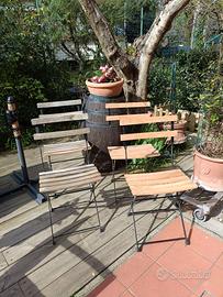 Sedie da giardino