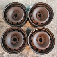 Cerchi in ferro fiat alfa romeo lancia 6Jx15"