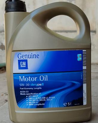 Olio motore 5W-30 GM Dexos 2