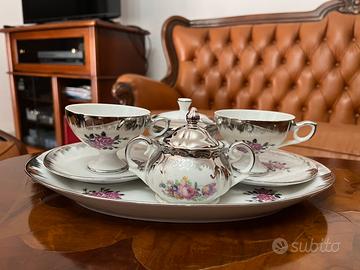 Servizi da te/caffe,porcellane e bicchieri