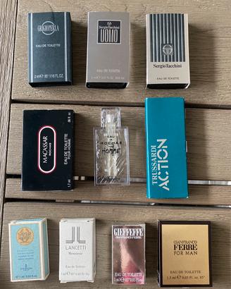 10 Campioni profumo uomo anni 80-90