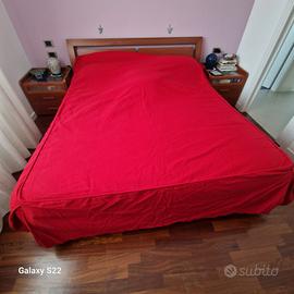 copriletto matrimoniale rosso amaranto 