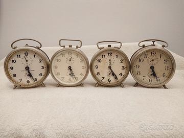 Orologi Sveglie da tavolo lotto 4 pezzi