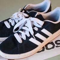 Adidas Uomo Grand Court Base 00s nere taglia 14