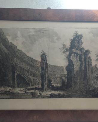 Veduta dell'interno del Colosseo autore Piranesi