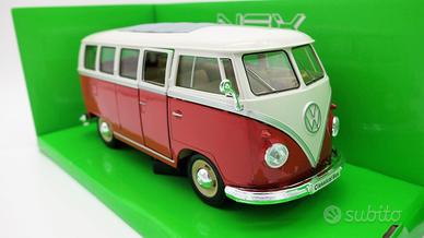 Modellino auto vw t1 scala 1/24